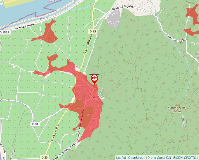 Carte Géoportail pour les drones de loisir