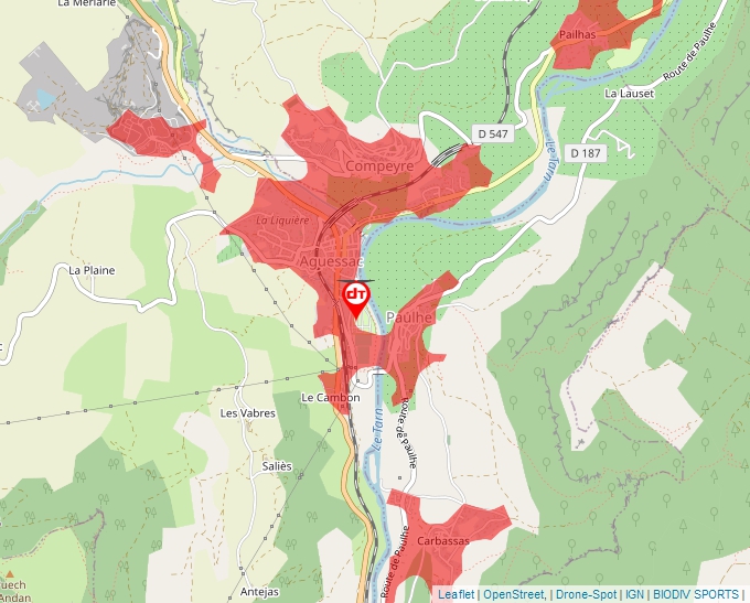 Carte Géoportail pour les drones de loisir