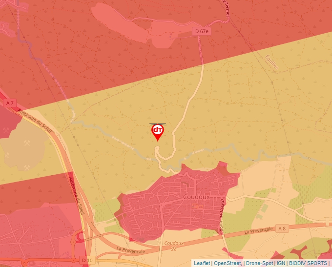 Carte Géoportail pour les drones de loisir