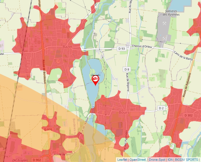 Carte Géoportail pour les drones de loisir