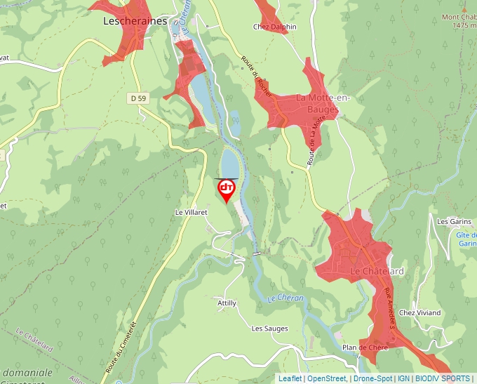 Carte Géoportail pour les drones de loisir