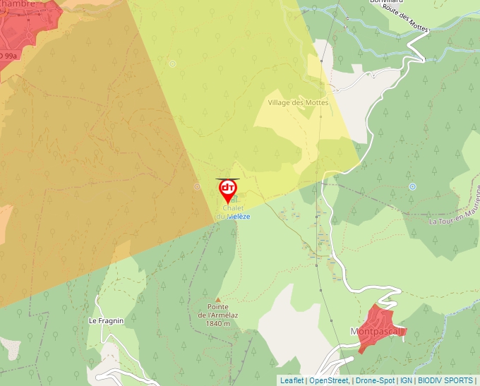 Carte Géoportail pour les drones de loisir