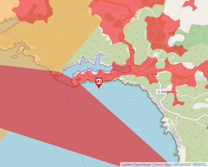 Carte Géoportail pour les drones de loisir