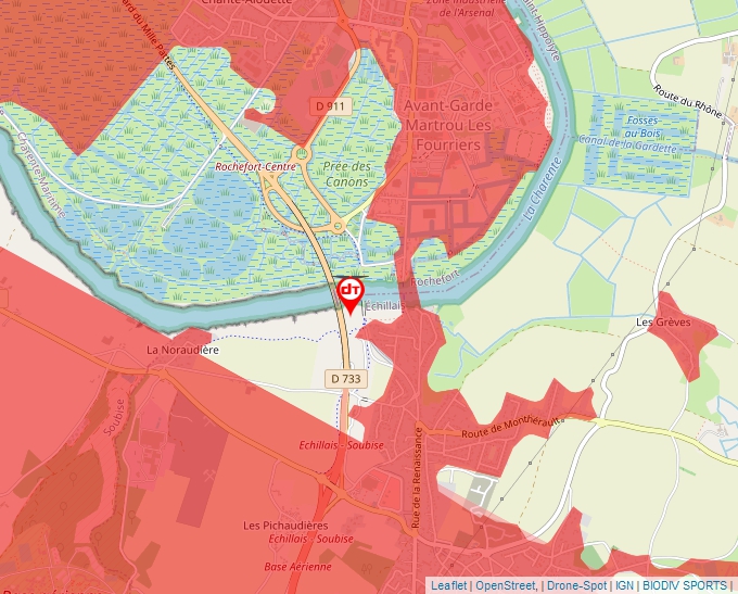 Carte Géoportail pour les drones de loisir