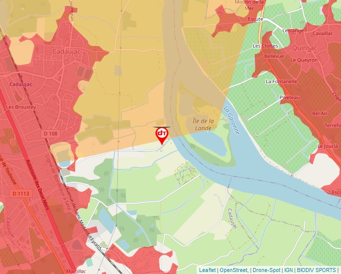 Carte Géoportail pour les drones de loisir