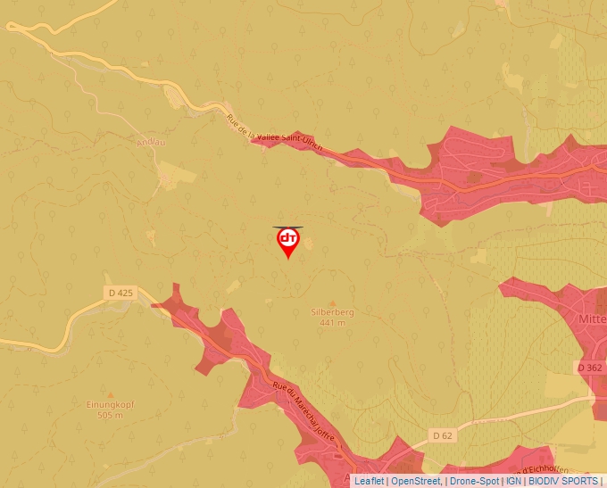 Carte Géoportail pour les drones de loisir