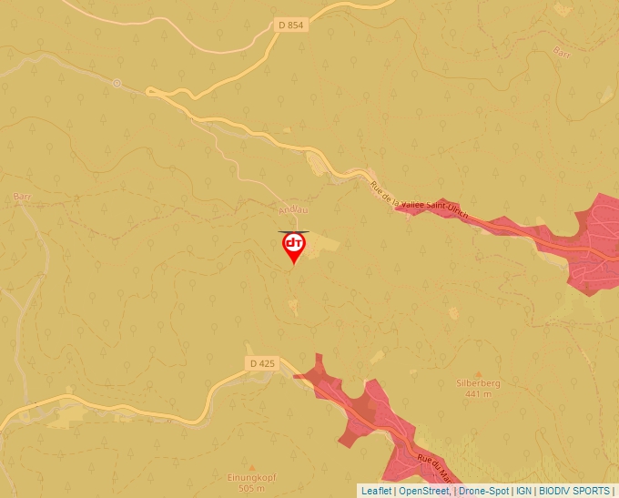 Carte Géoportail pour les drones de loisir