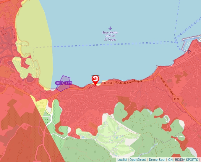 Carte Géoportail pour les drones de loisir