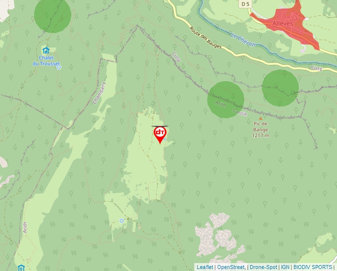 Carte Géoportail pour les drones de loisir