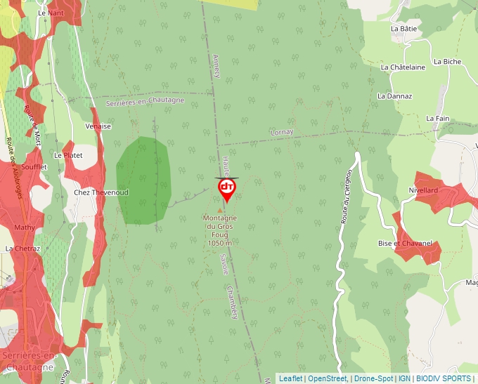 Carte Géoportail pour les drones de loisir