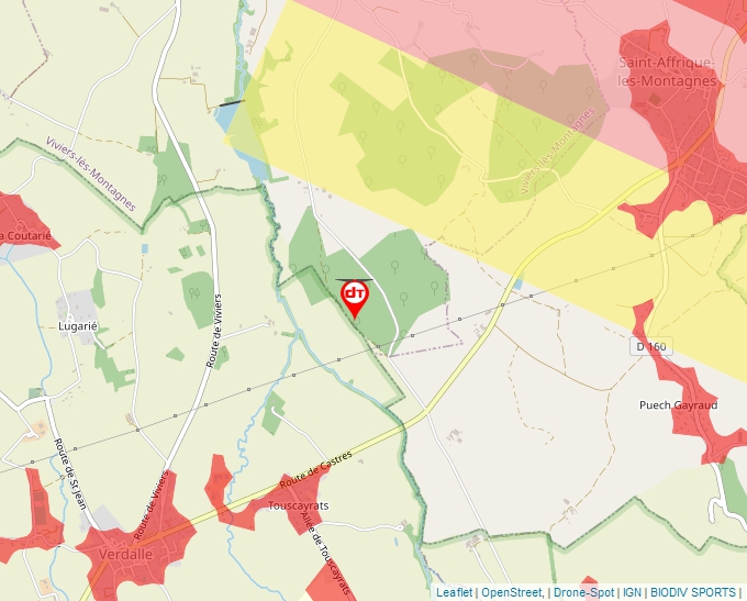 Carte Géoportail pour les drones de loisir