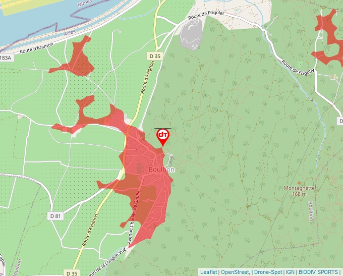 Carte Géoportail pour les drones de loisir