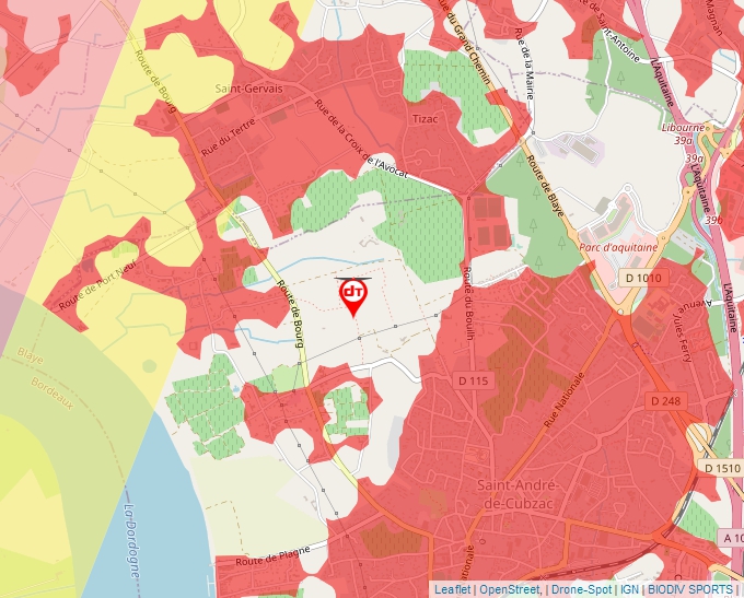 Carte Géoportail pour les drones de loisir