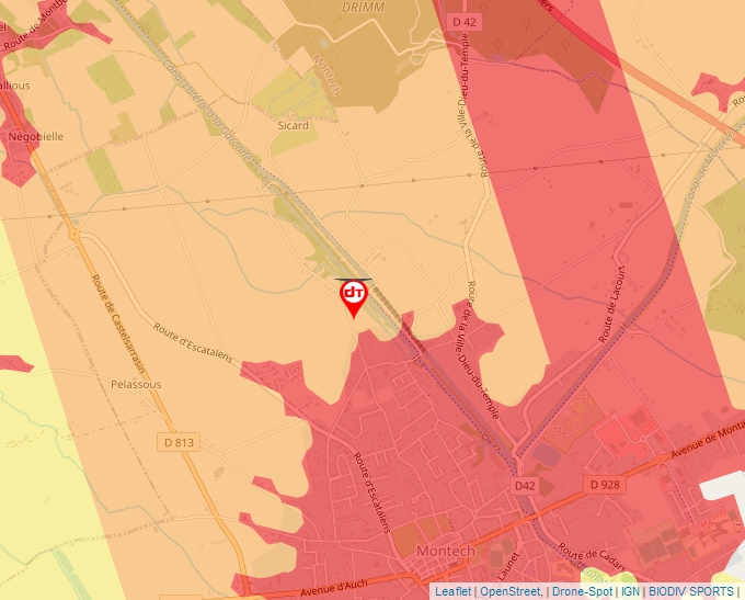 Carte Géoportail pour les drones de loisir