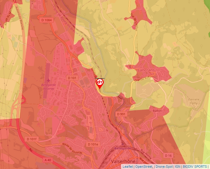 Carte Géoportail pour les drones de loisir