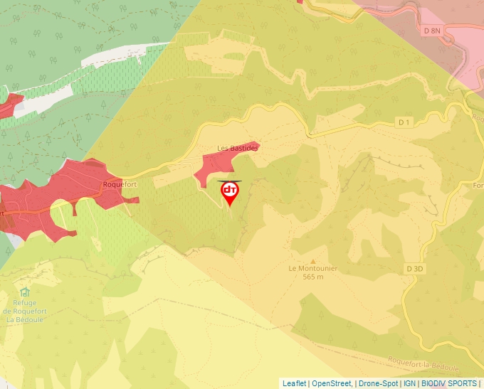 Carte Géoportail pour les drones de loisir