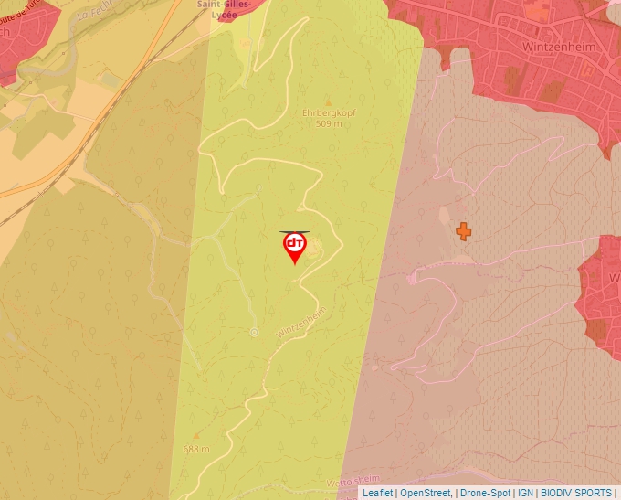 Carte Géoportail pour les drones de loisir