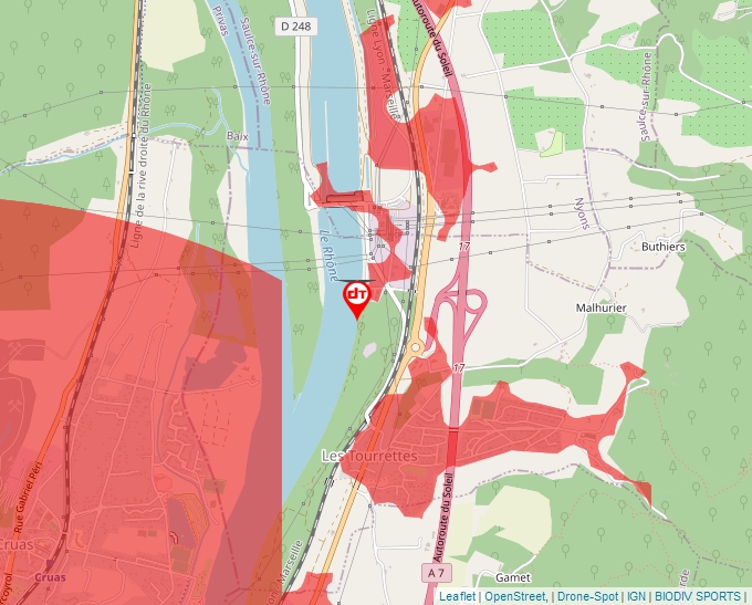 Carte Géoportail pour les drones de loisir