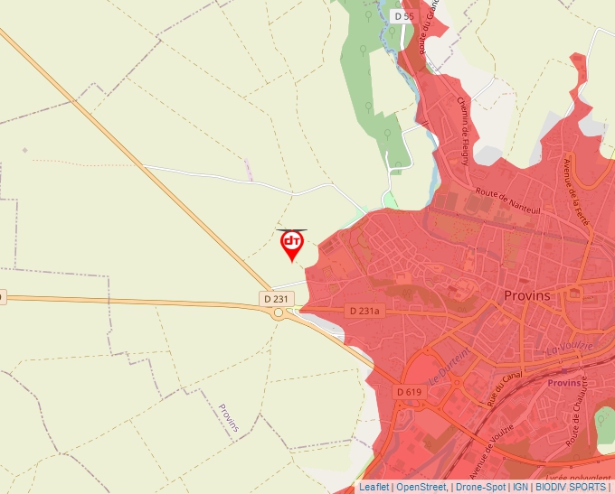 Carte Géoportail pour les drones de loisir