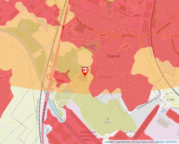 Carte Géoportail pour les drones de loisir