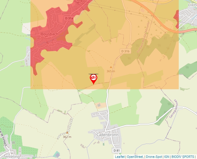 Carte Géoportail pour les drones de loisir