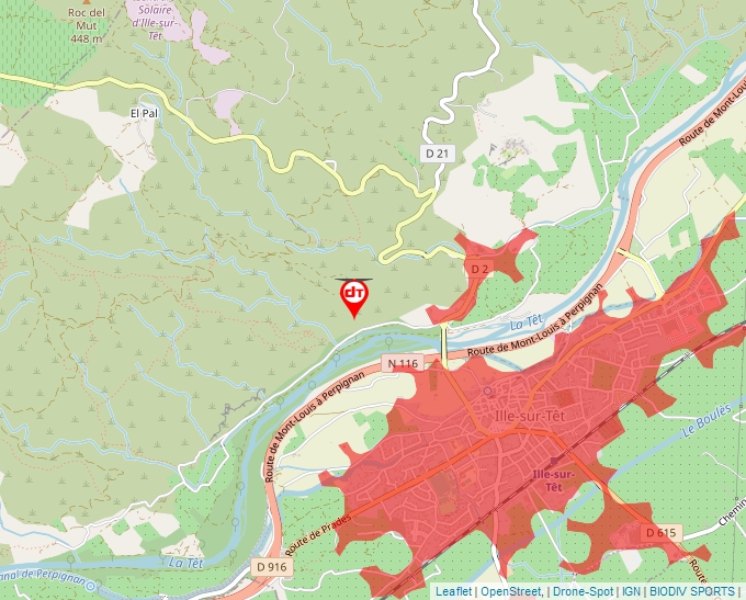 Carte Géoportail pour les drones de loisir