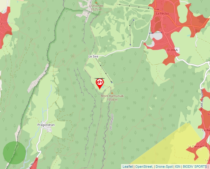 Carte Géoportail pour les drones de loisir