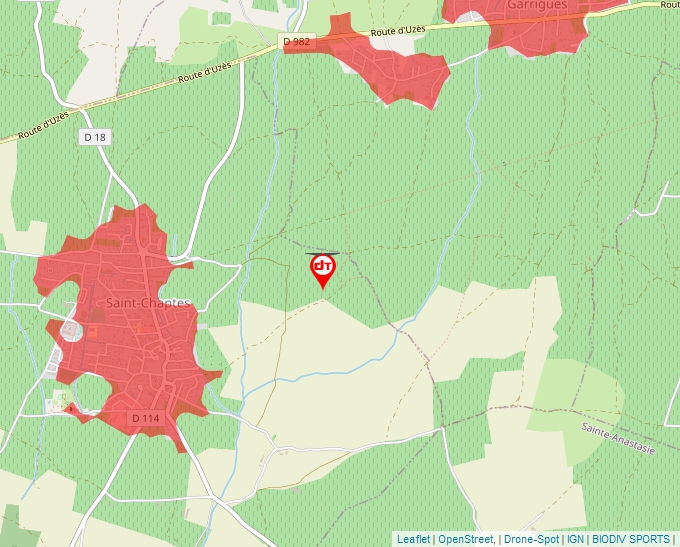 Carte Géoportail pour les drones de loisir