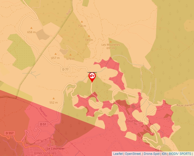 Carte Géoportail pour les drones de loisir