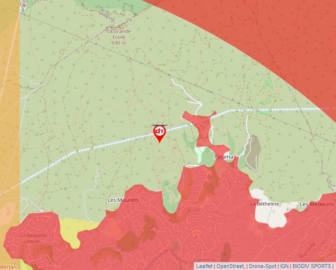 Carte Géoportail pour les drones de loisir