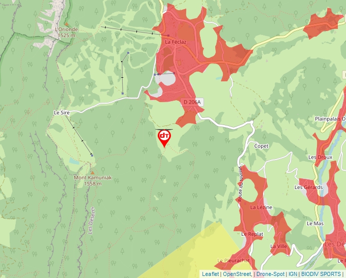 Carte Géoportail pour les drones de loisir