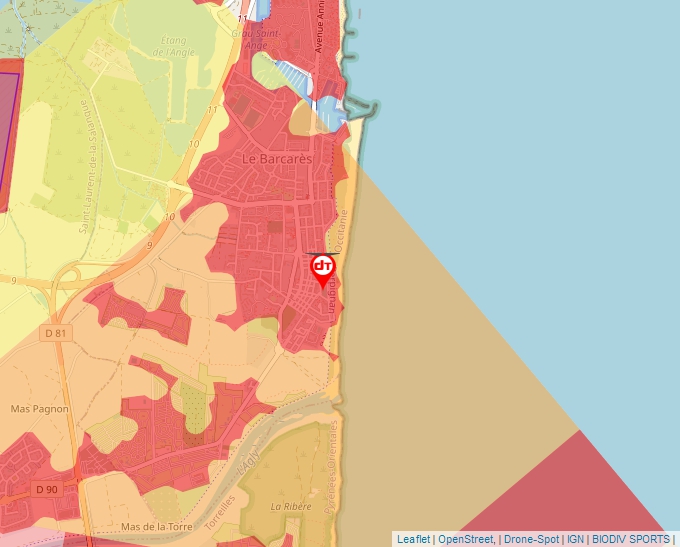 Carte Géoportail pour les drones de loisir