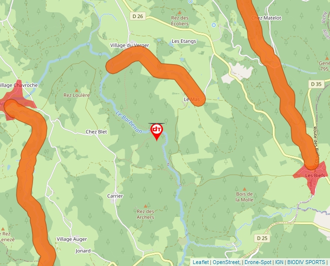 Carte Géoportail pour les drones de loisir