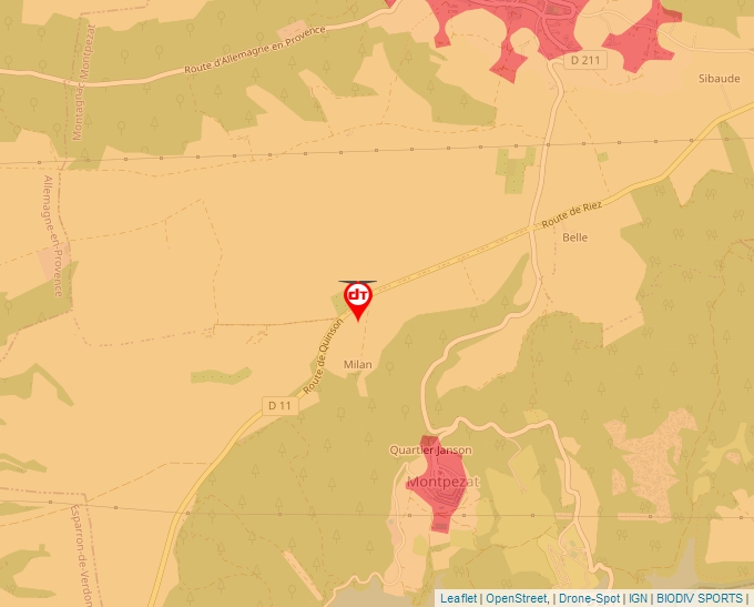 Carte Géoportail pour les drones de loisir