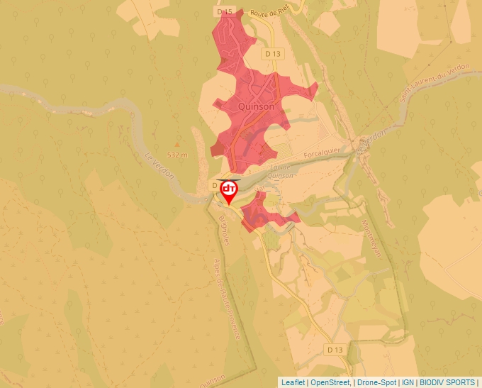 Carte Géoportail pour les drones de loisir