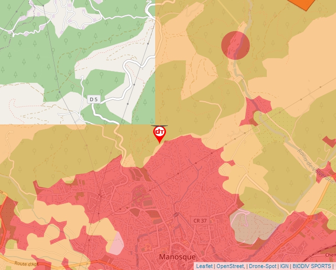 Carte Géoportail pour les drones de loisir