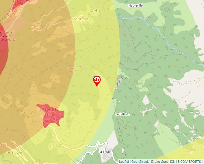 Carte Géoportail pour les drones de loisir