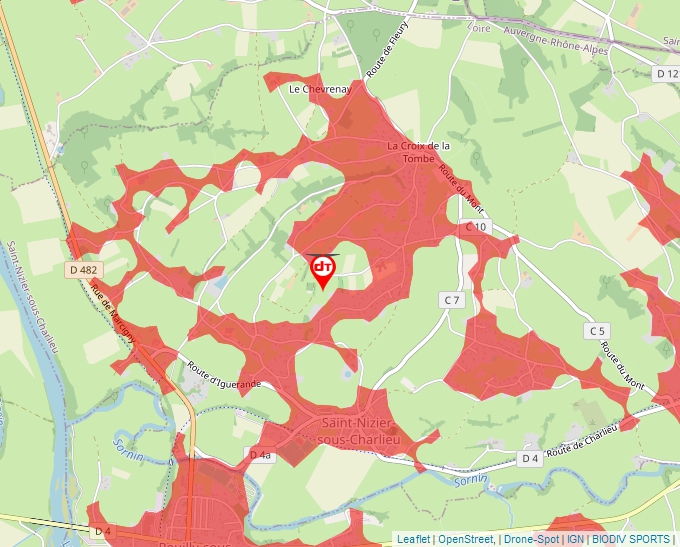 Carte Géoportail pour les drones de loisir