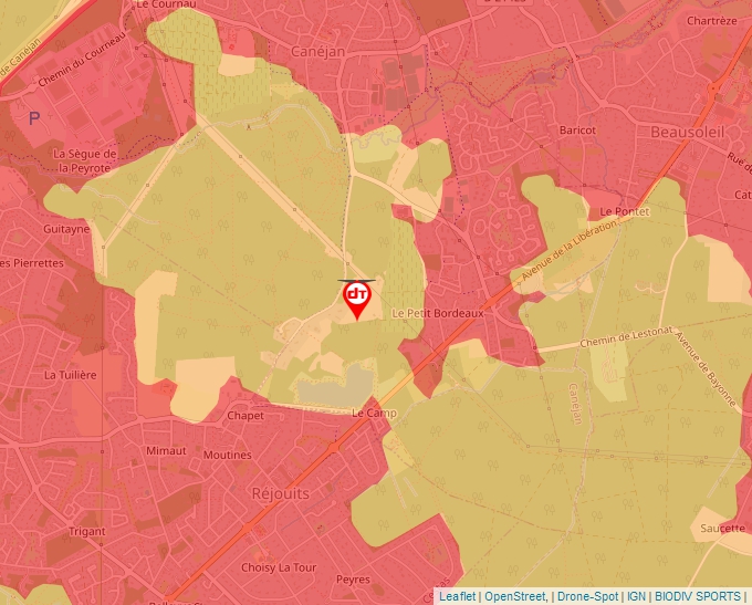 Carte Géoportail pour les drones de loisir