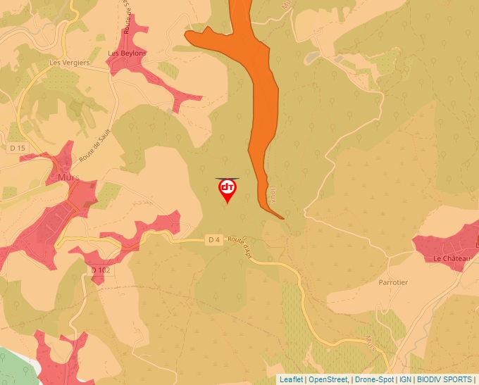 Carte Géoportail pour les drones de loisir