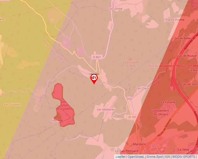 Carte Géoportail pour les drones de loisir