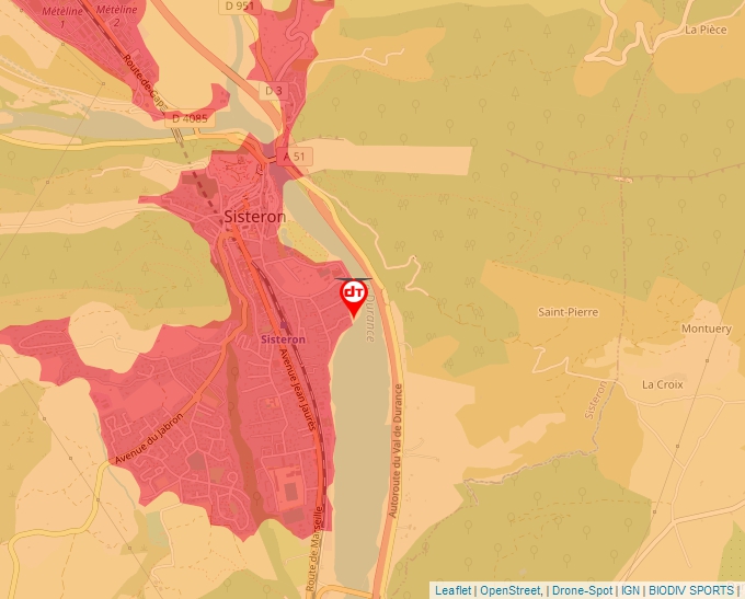 Carte Géoportail pour les drones de loisir