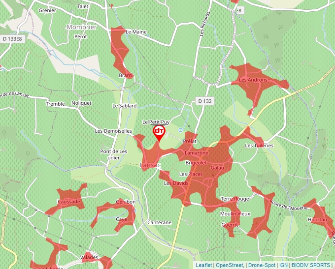 Carte Géoportail pour les drones de loisir