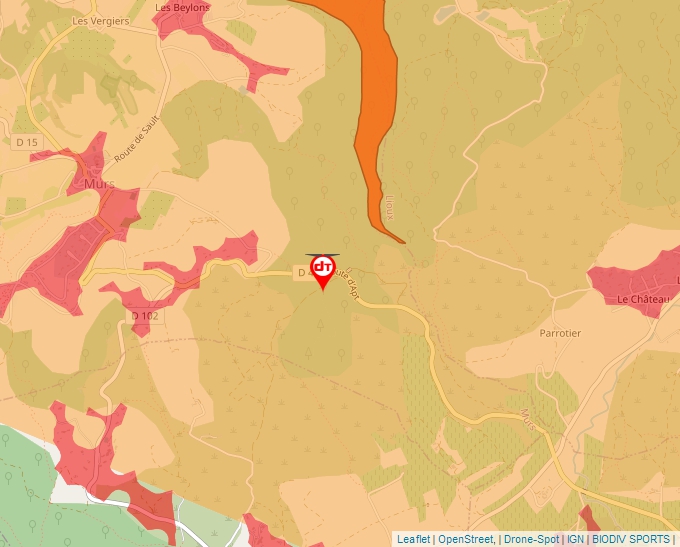 Carte Géoportail pour les drones de loisir