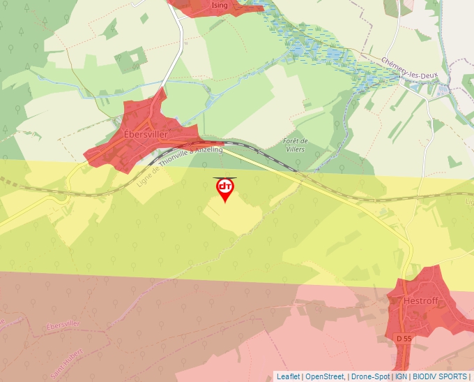 Carte Géoportail pour les drones de loisir