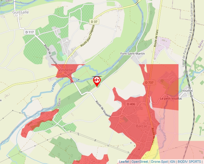 Carte Géoportail pour les drones de loisir