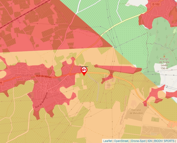 Carte Géoportail pour les drones de loisir