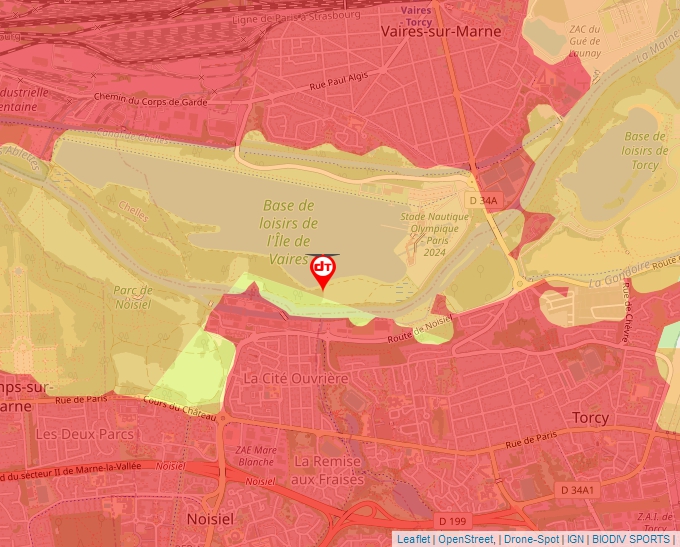 Carte Géoportail pour les drones de loisir