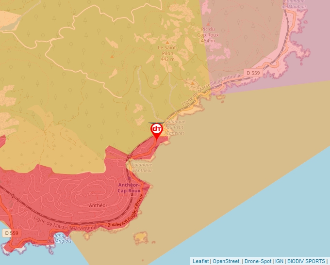 Carte Géoportail pour les drones de loisir