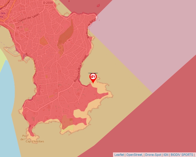 Carte Géoportail pour les drones de loisir
